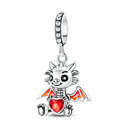 Sterling Silver Fire Dragon T-rex