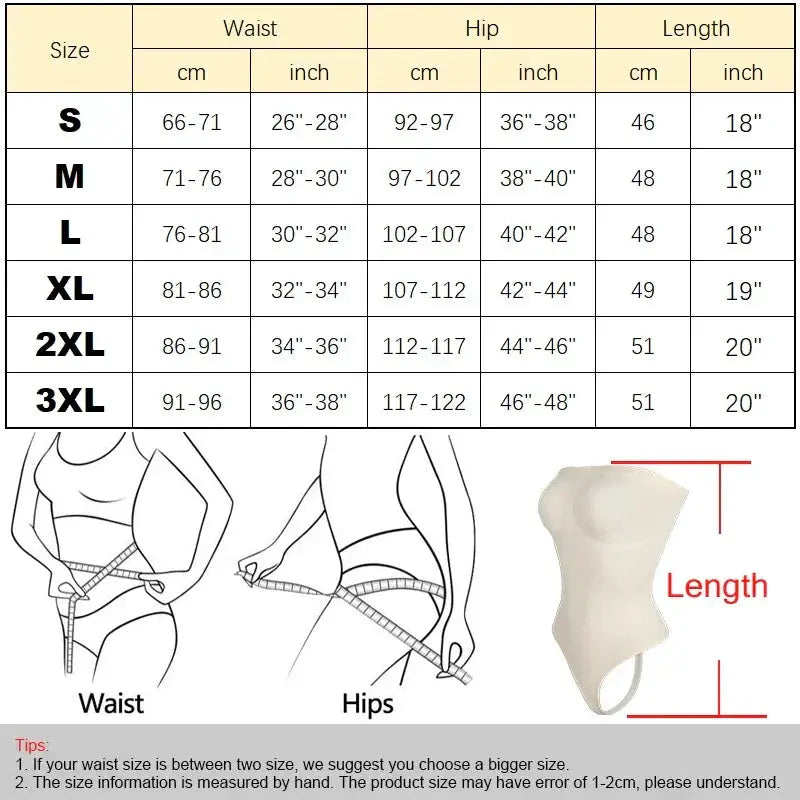 Sexy Strapless Bodysuit Tummy Control Butt Lifter Shapewear