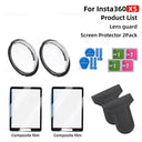 Insta360 X4 X5 Lens Guard Plus Screen Protector