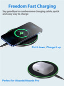 30W Wireless Charger Pad Stand for iPhone Samsung Xiaomi