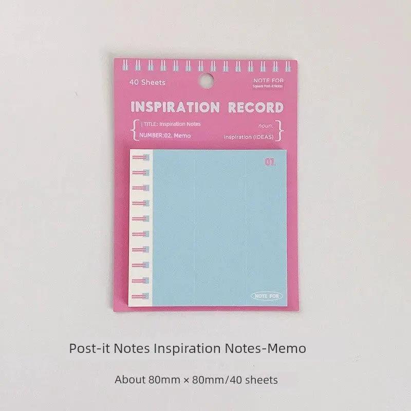 Sticky Notes Inspiration Series Candy Color Mamo Pad Memo