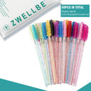 Crystal Beauty Tool Eyelashes Brush Comb Set for Makeup