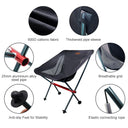 Travel Ultralight Folding Chair Portable Moon Seat