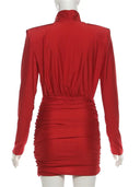 Polished Turtleneck Dress for Women