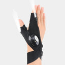 LED Half Finger Gloves - Hands Free Flashlight