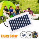 1/2PCS Portable Solar Charger Portable Solar Charger-USB Output for Outdoor Use -for Travel and Camping,Flashlight,Fan Charging