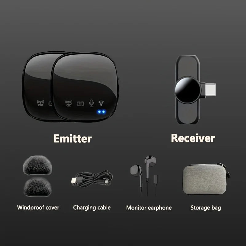 Unique Portable Microphone Wireless Lavalier