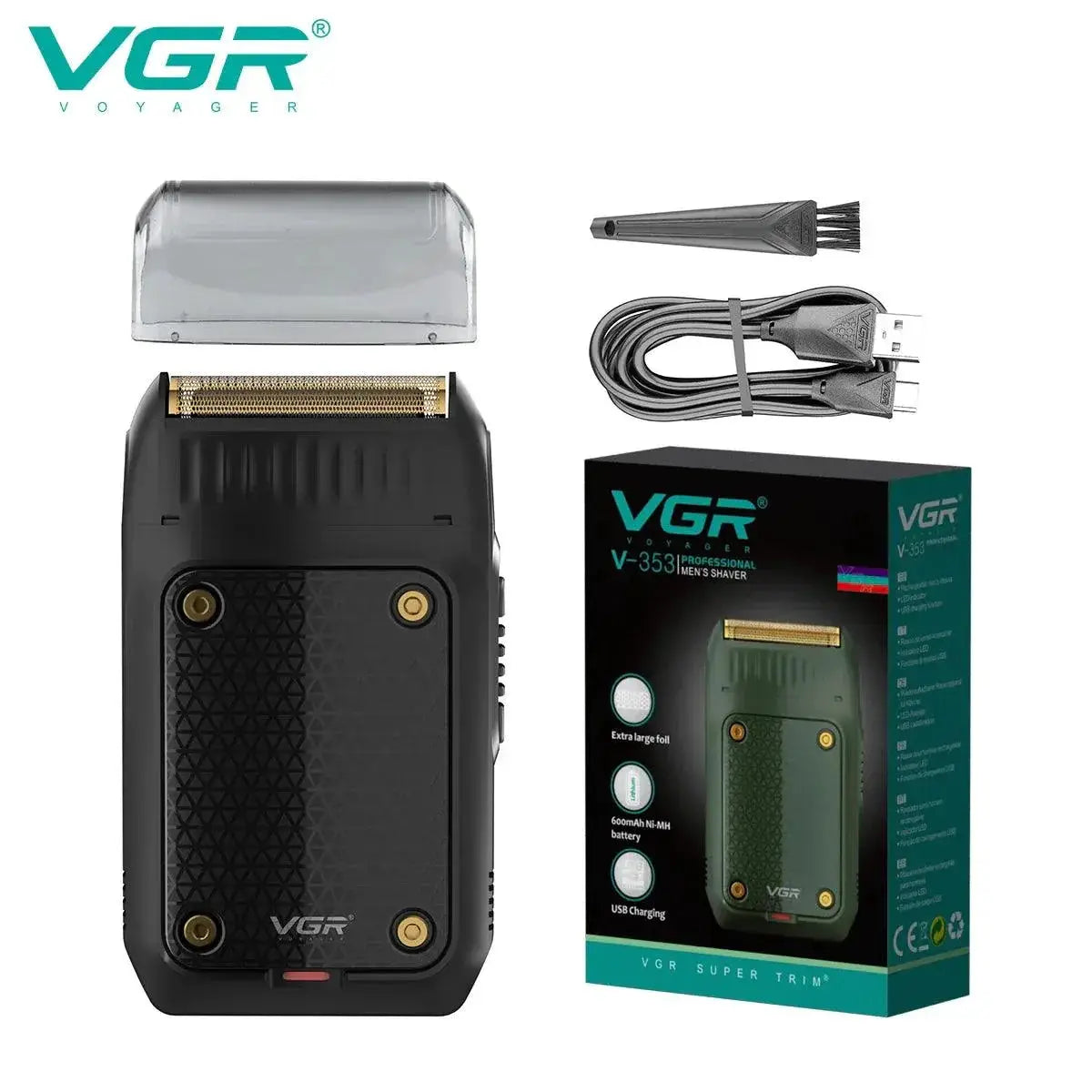 VGR Electric Razor Portable Shaver For Men Close Shave - OurLum.com