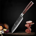 Razor-Sharp Santoku Knife for Home Chefs
