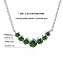 Moissanite Pendant Necklace In Total