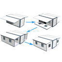 Foldable Expandable Prefabricated Home