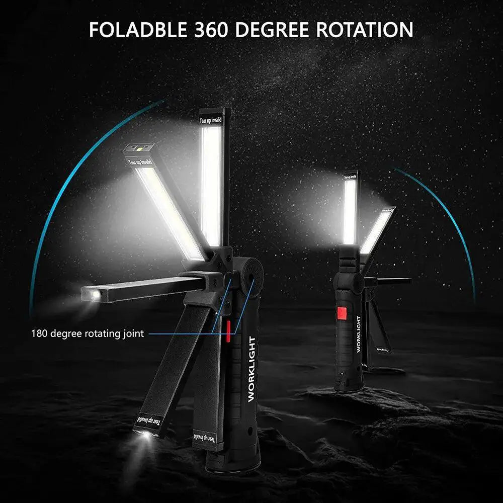 Camping Led Work Light Portable Magnetic Torch For Night Use