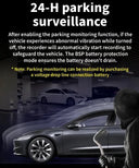 Comprehensive 3-Channel Car Dash Camera for Driver