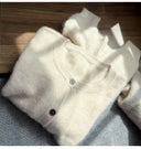 Knitted Wool Knit Cardigan