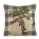 Cozy Linen Pillow Cover for Winter Decor