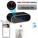 1080P Mini Clock Camera WiFi Night Vision 120 Degree Indoor Cam