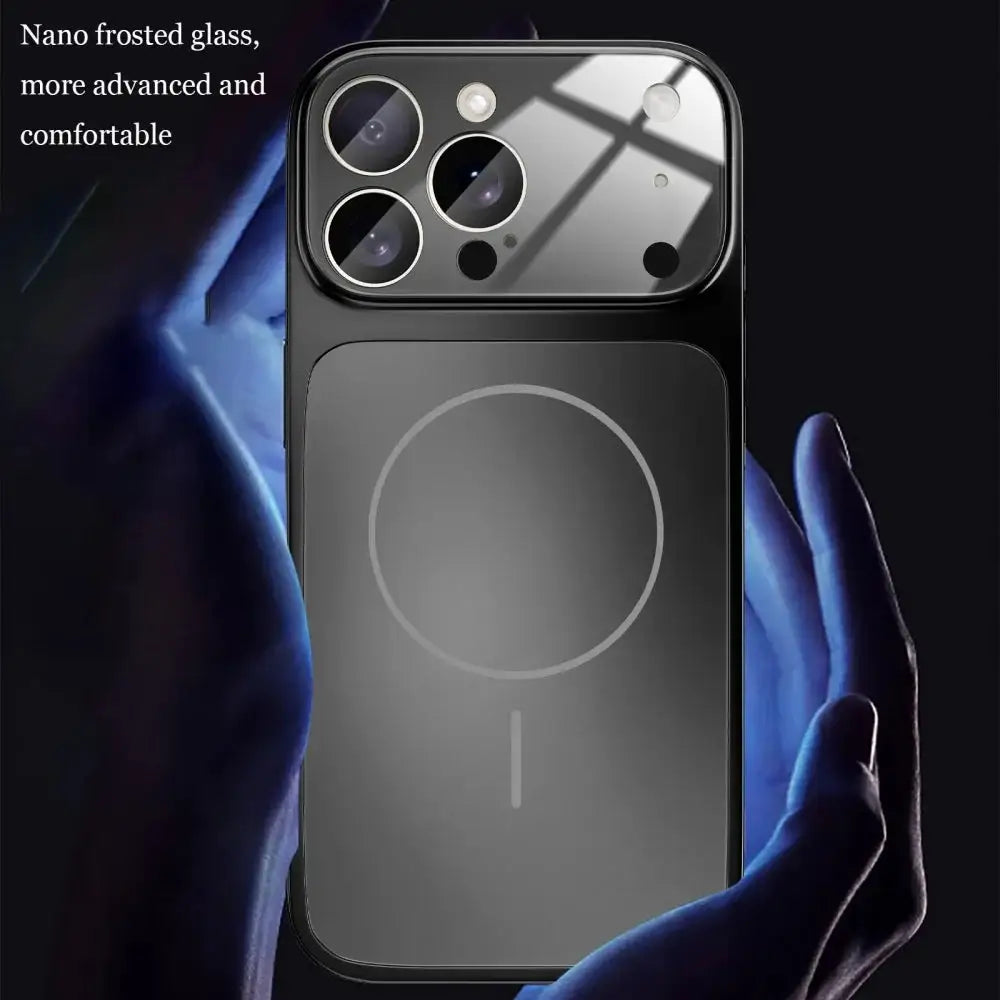 Luxury Original For Magsafe Matte Armor Case For iPhone 17 18 16 15 14 13 Pro Max Funda Wireless Charging Hard Magnetic Cover