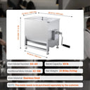 SucceBuy Manual Meat Mixer Fixed Tank Meat Processing Equipment