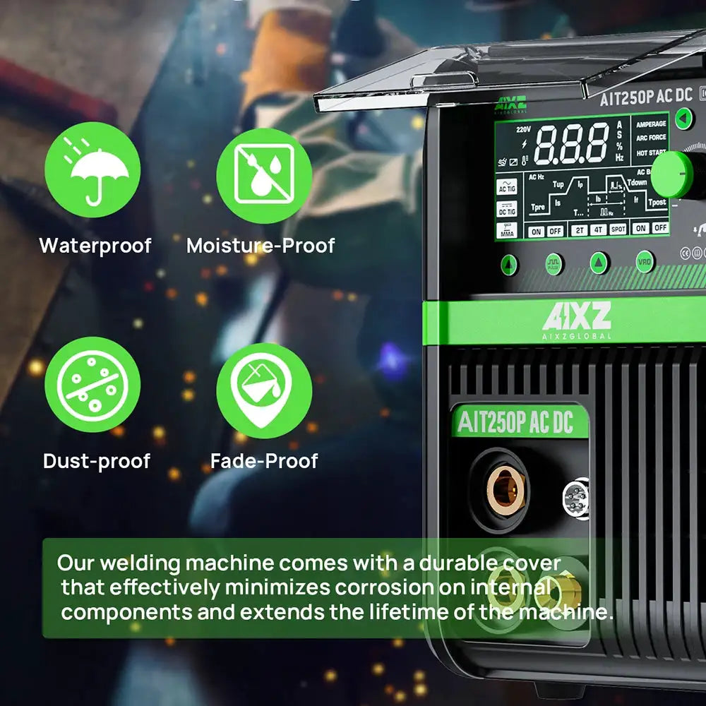 AIXZ AIT250P AC/DC Pulse TIG Welder — product view 3
