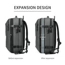 Men Travel Backpack Vacuum Compression 17 Inch Laptop Backpack
