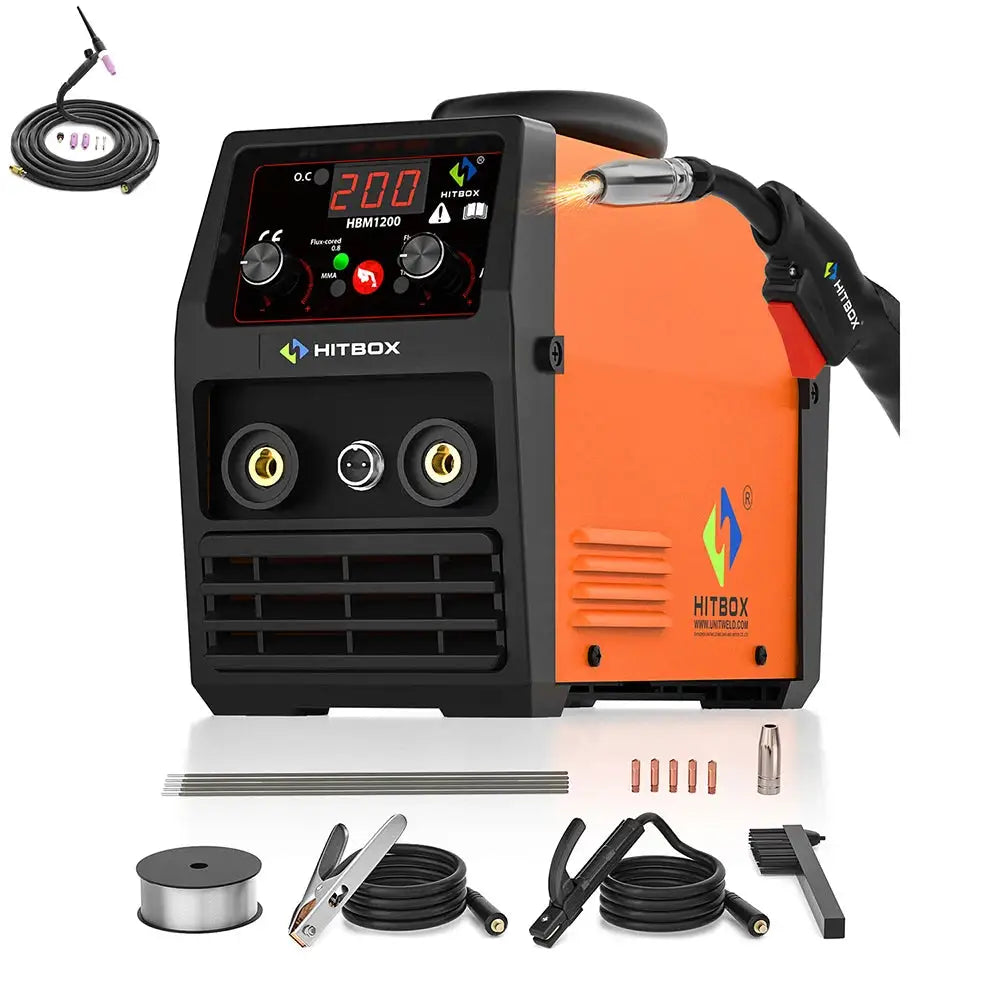 HITBOX HBM1200 Gasless MIG Welding Machine — product view 8