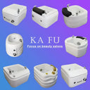 Luxury Massage Foot Bath Basin Electric Spa Footbath Basin with Surging Pump & Shower Head - Relaxation Detoxification Foot Bath