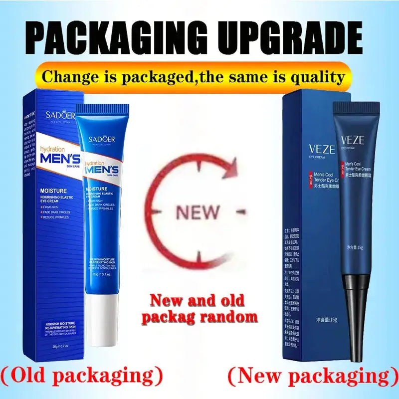Retinol Eye Bag Removal Cream For Men Anti-Wrinkle Firming Skin Fades Fine Lines Anti Dark Circle Puffiness Brightening Eye Care