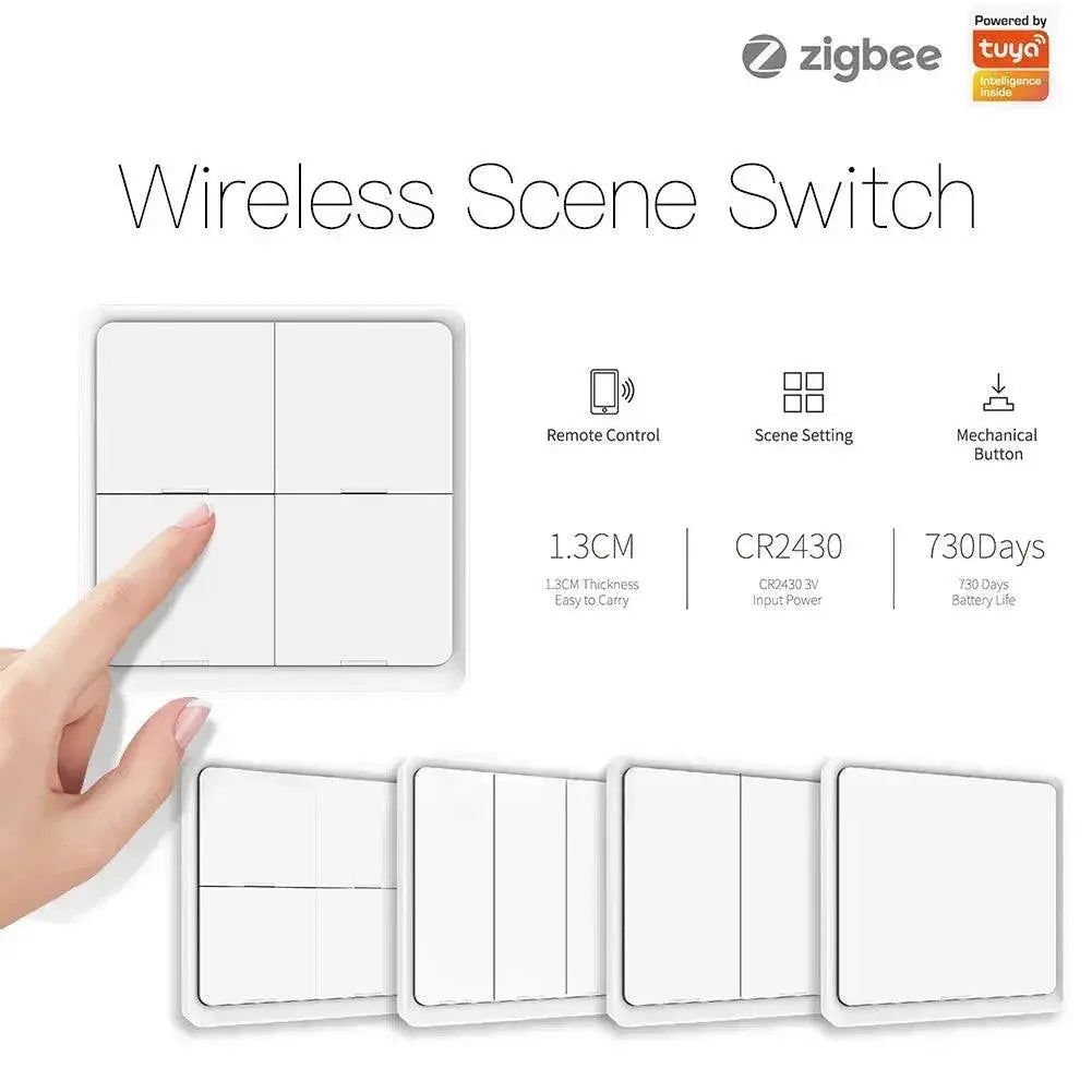Smart ZigBee Tap Control Scene Switch Elevate Smart Home