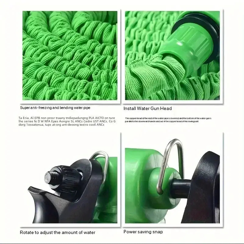 Expandable Magic Hose for High Pressure Car Wash and Garden - OurLum.com