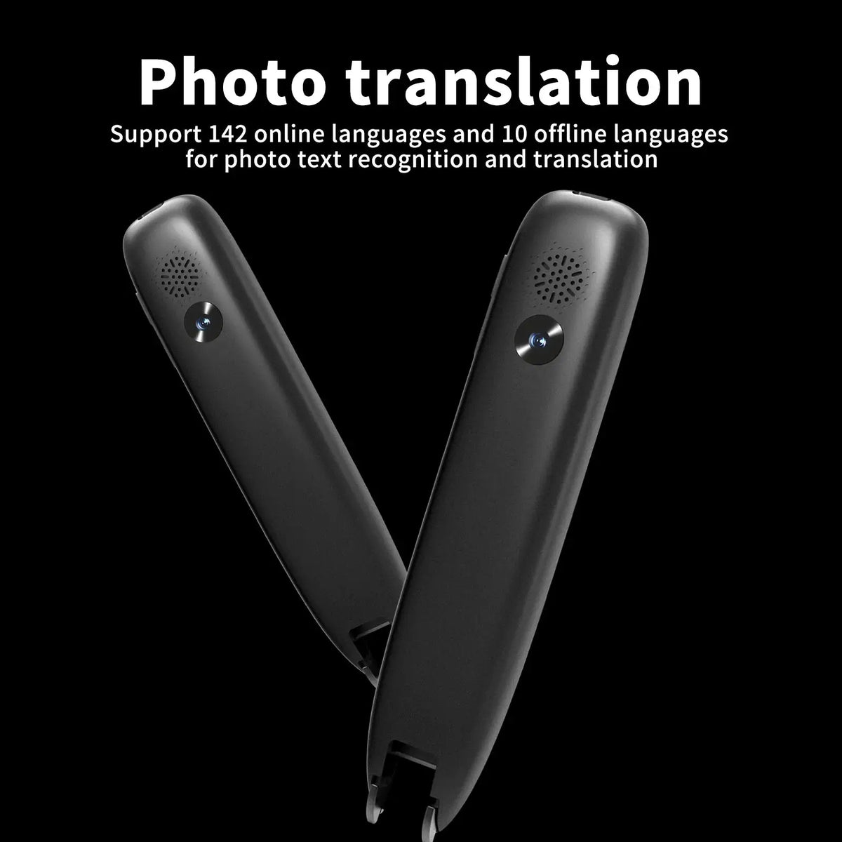 Scan Translation Pen,142 Languages Dyslexia Assist Reading Pen,Speech & Scan‑to‑Text for Learners & Elderly,10 Offline Languages