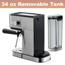 Espresso Machine With Dual Boiler, LCD Touch Control & Milk Frother