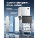 SucceBuy Commercial Ice Maker Machine Ice-Making for Cafe Ice