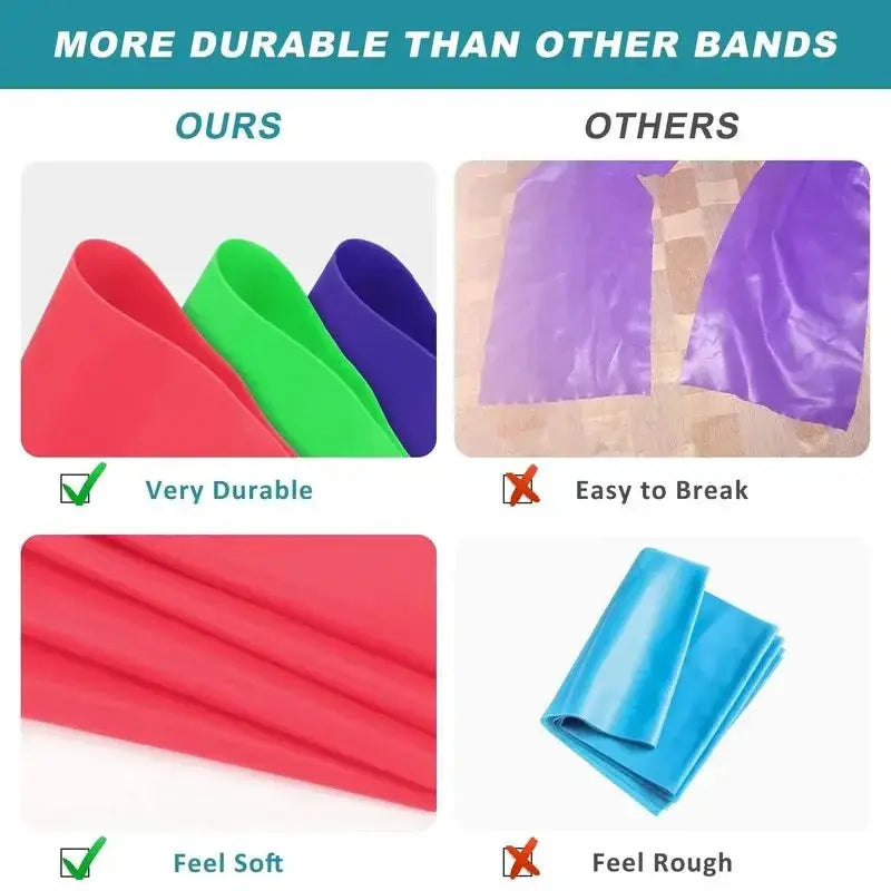Home Fitness Resistance Bands For Yoga And Pilates