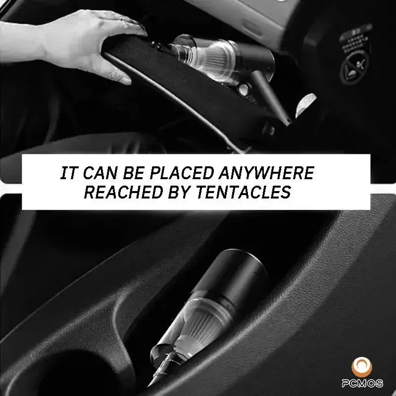 PCMOS 1PC Wireless Vacuum Cleaner For Home And Car Black - OurLum.com