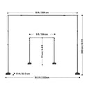 Heavy Duty Metal Backdrop Stand