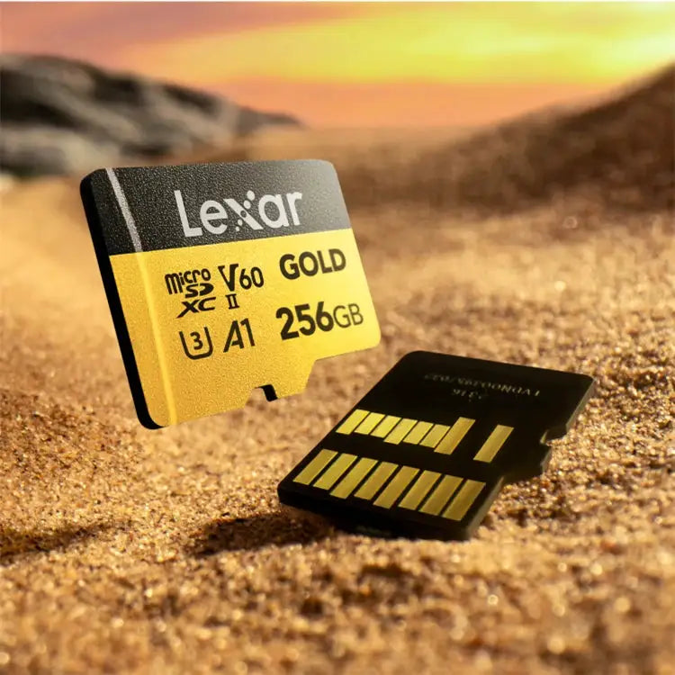 Lexar V60 MicroSDXC Memory Card Professional 4K Video Flash TF Card 128GB 256GB Max 280Mb/s UHS-II MicroSD Card for Drone Phone
