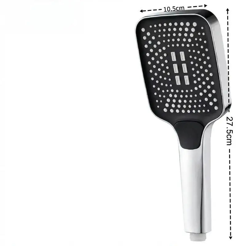 Adjustable 3-Mode High Pressure Shower Head Large Flow Water Saving Rainfall Mixer Head Bathroom Accessory