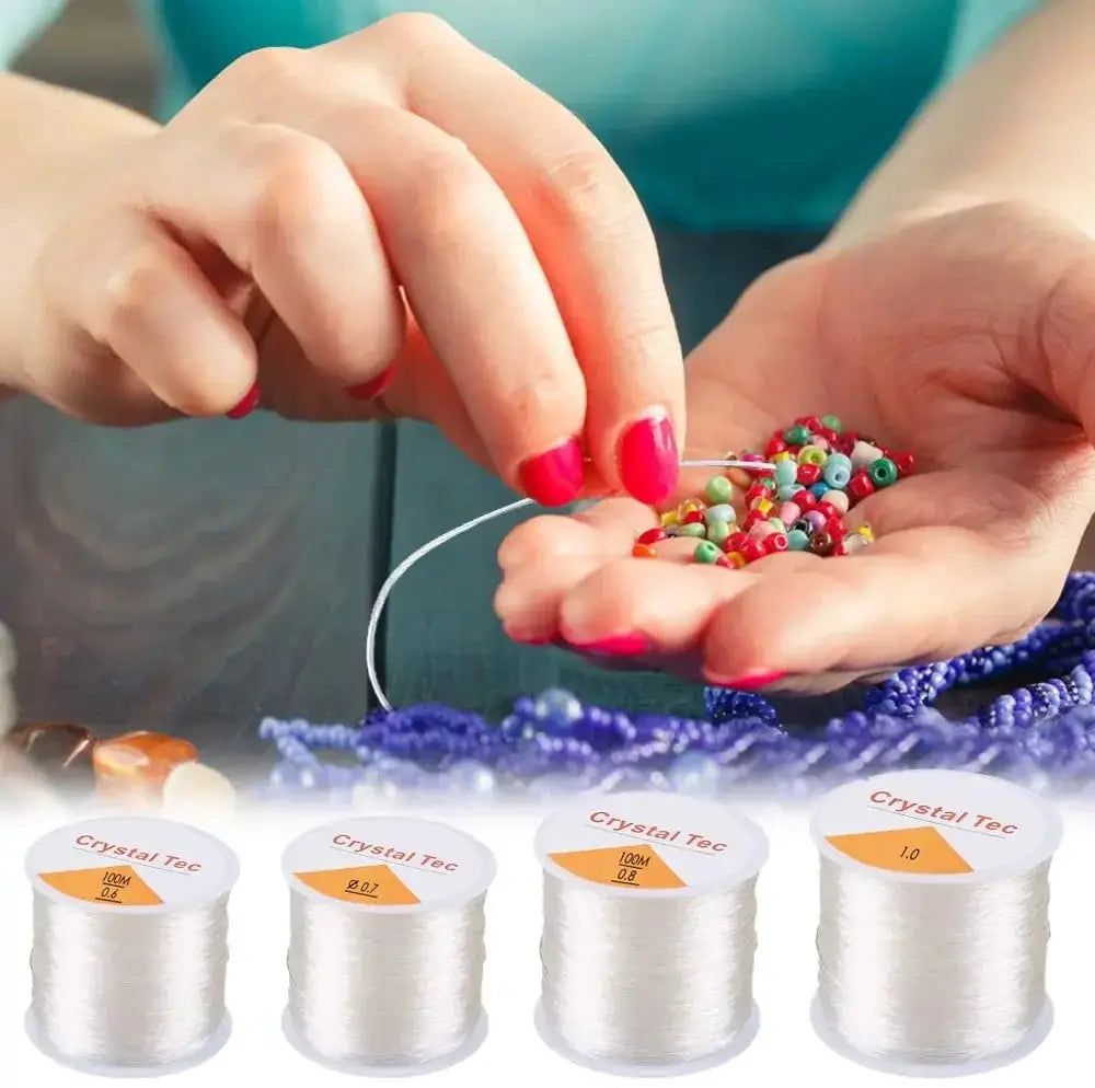 100m Elastic Crystal Jewelry Cord For DIY Jewelry Making
