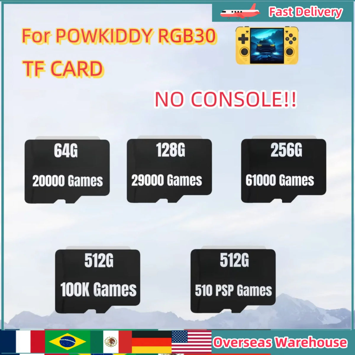 Powkiddy RGB30 Tf Card Handheld