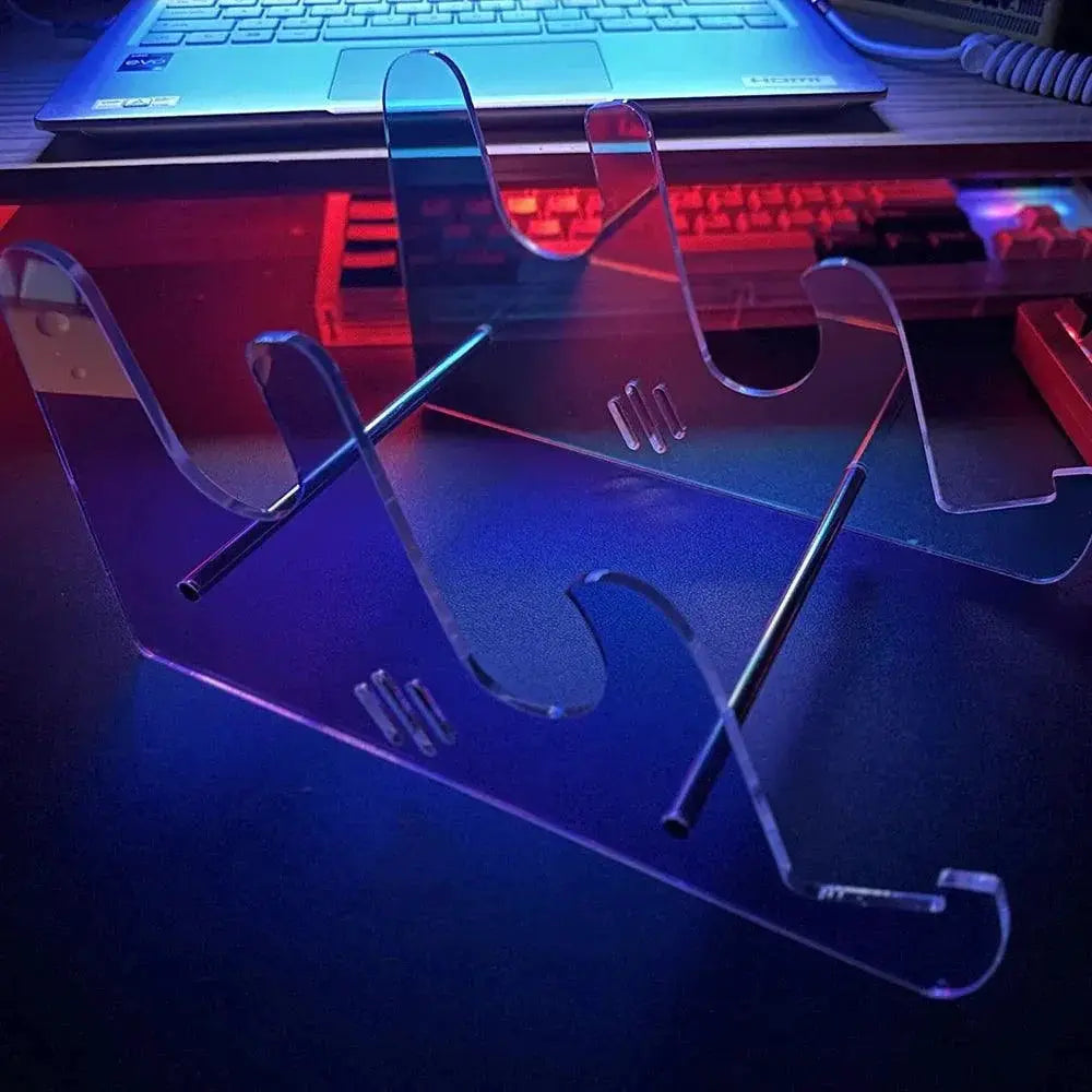 Transparent Acrylic Keyboard Stand For Desk Organization