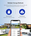 INQMEGA 4MP WIFI Tuya Solar Camera Outdoor Security Cam