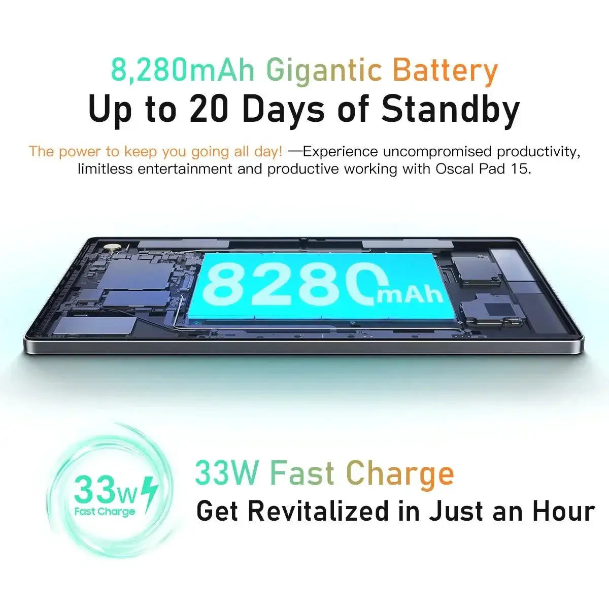 OSCAL Pad 15 Tablet With T606 Octa Core 4G LTE 2K Display