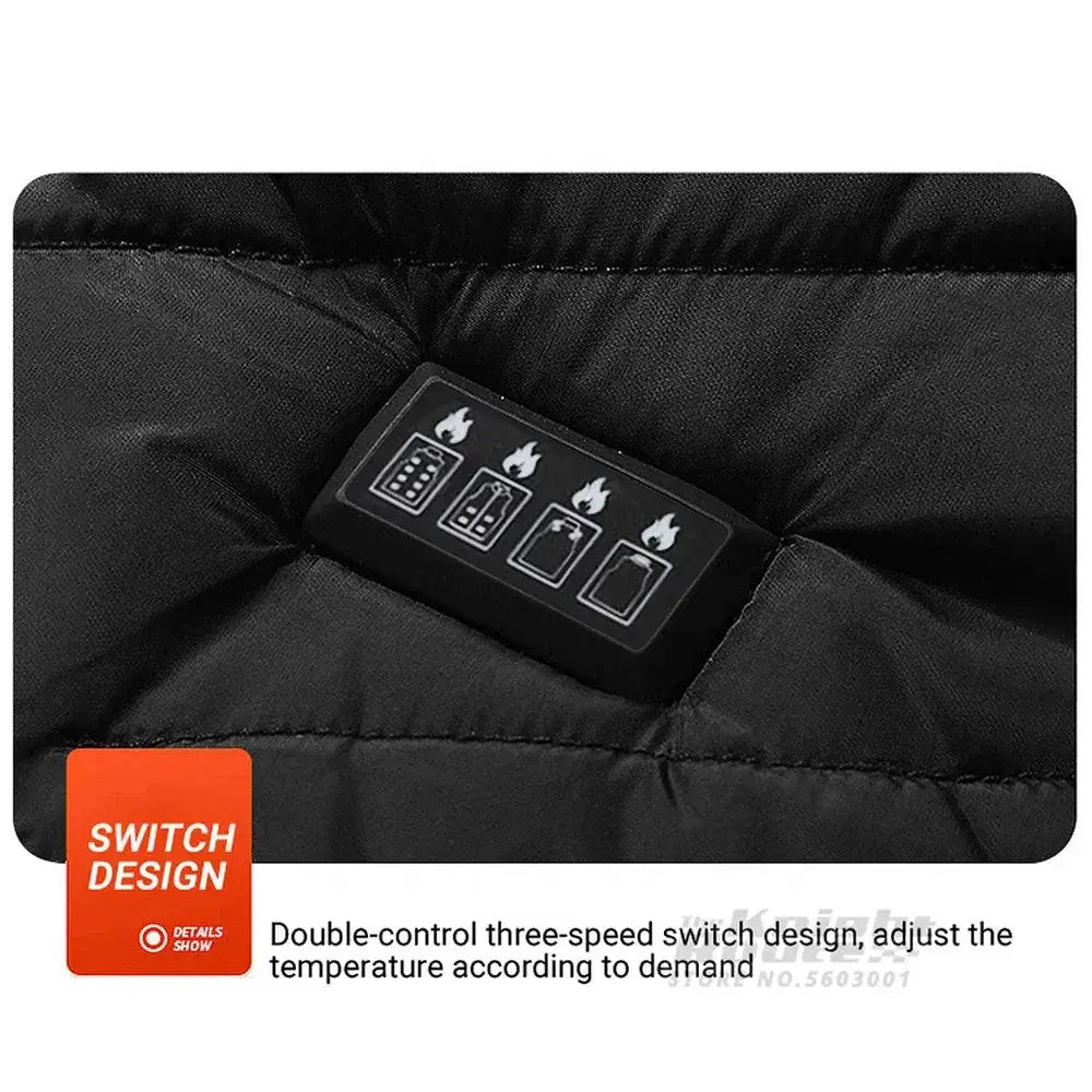 19 Areas Self Heating Vest USB Heated Vest For Men Women