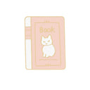 Cat Reading Enamel Pin for Book Lovers