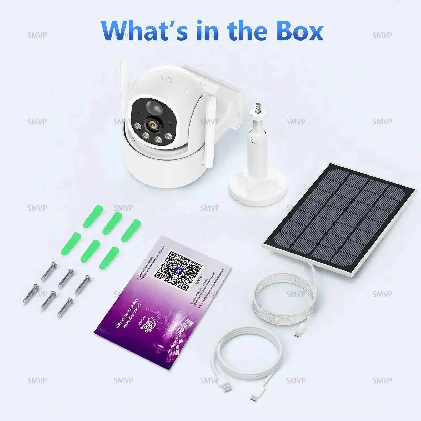 Smvp Outdoor Security Camera 2K Surveillance Solution