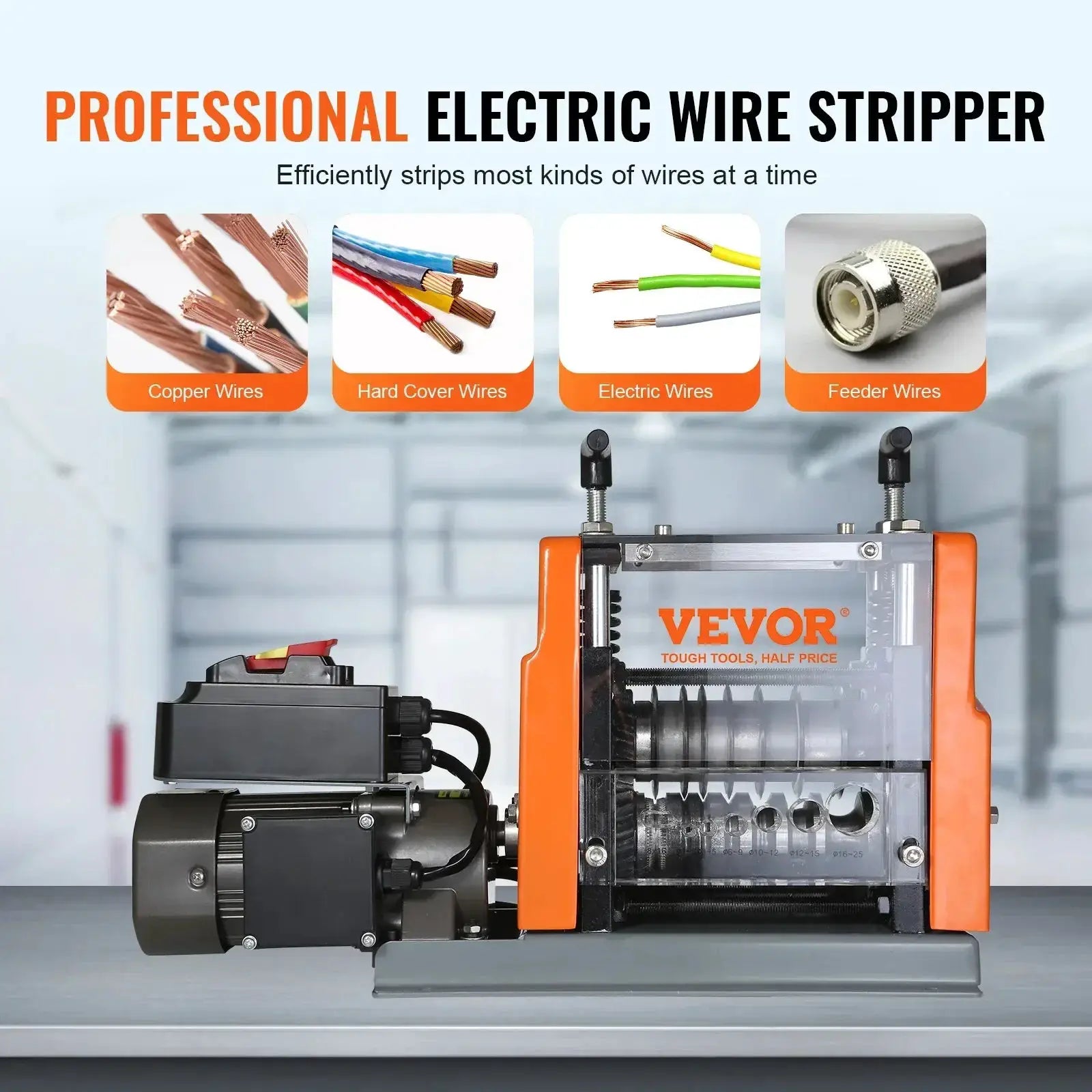 VEVOR Electric Wire Stripping 60W For Copper Recycling
