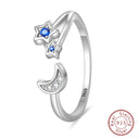 Adjustable Ring Sterling Silver Mermaid