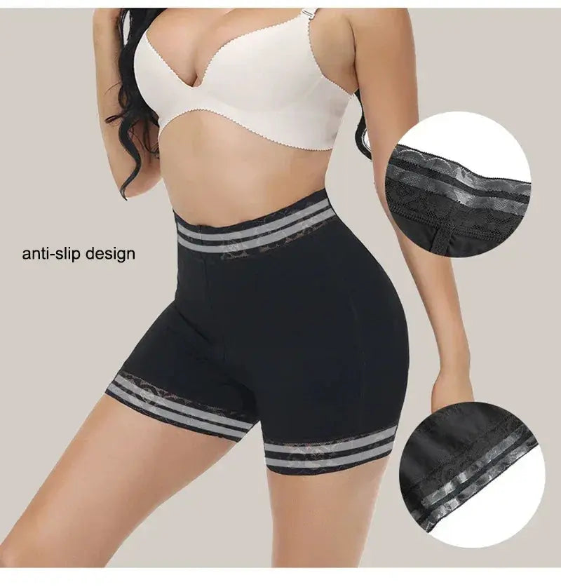 Lace Butt Lifter Shapewear Shorts For Hourglass Figure