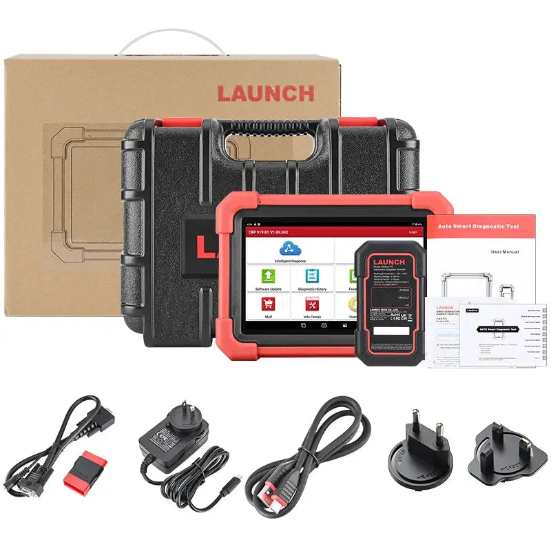 New LAUNCH X431 CRP919XBT OBD2 Scanner Automotive Diagnostic Tools Car CANFD DOIP ECU Coding Professional Scan Free Shipping