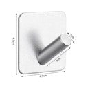 Hexkowein Storage Hook Versatile Wall Organizer Adhesive Hanger